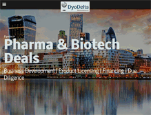 Tablet Screenshot of dyodelta.com